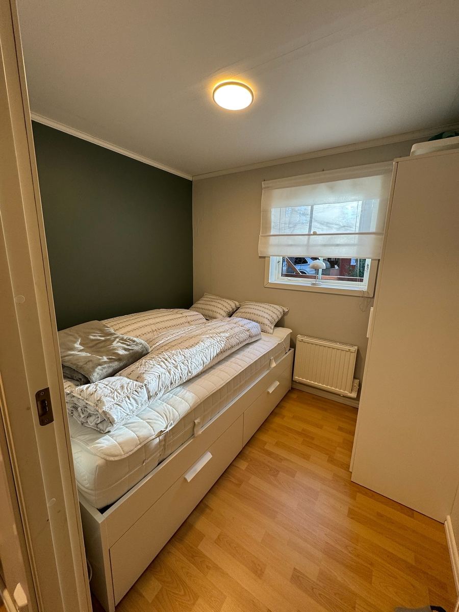 Blåbärhus – Schlafzimmer mit Doppelbett