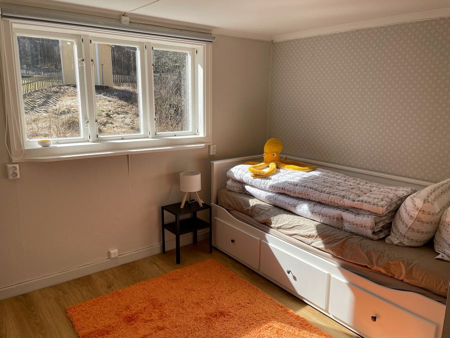 Kulla Kvarn – Kinderzimmer mit Tagesbett